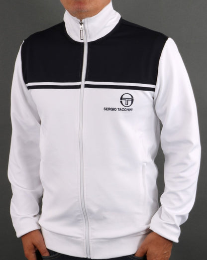 Sergio Tacchini New Young Line Track Top White Navy