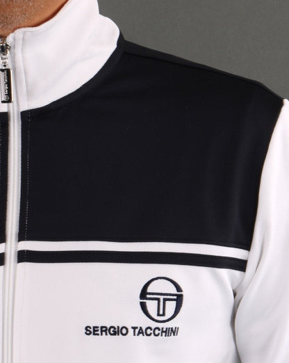 Sergio Tacchini New Young Line Track Top White Navy