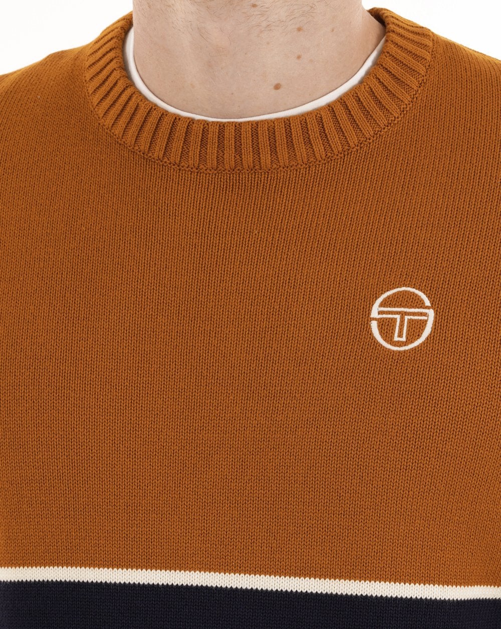 Sergio Tacchini Orion Knit Jumper Navy / Spice