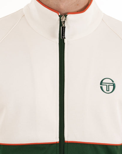Sergio Tacchini Orion Track Top Gardenia/Green