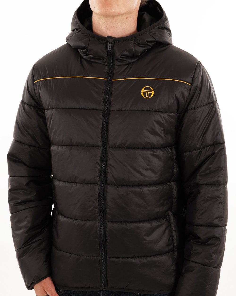 Sergio Tacchini Padova Puffer Jacket Black