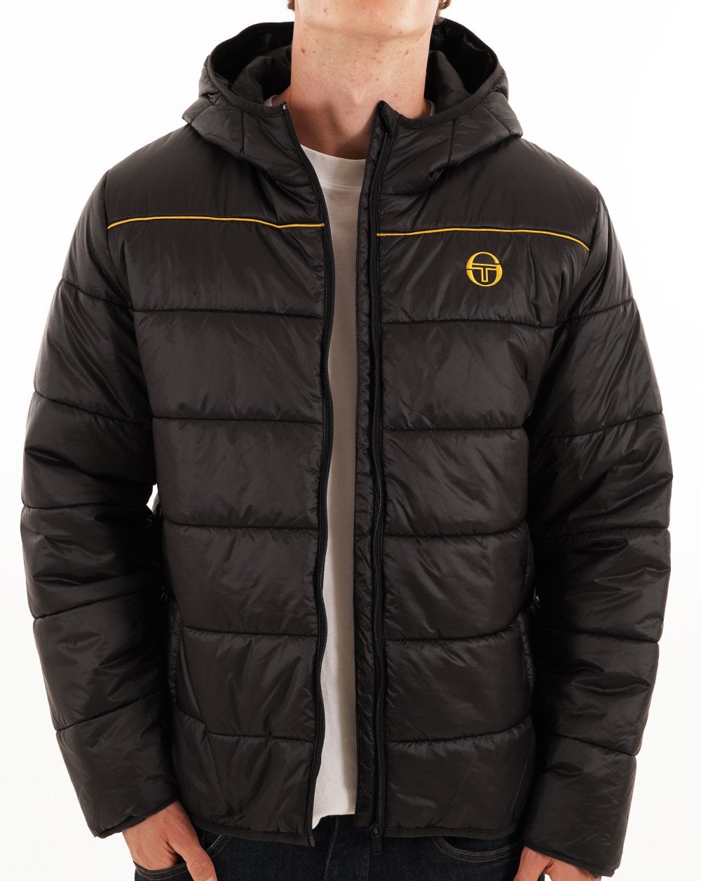 Sergio Tacchini Padova Puffer Jacket Black