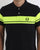 Sergio Tacchini Young Line Polo Shirt Black/Fluro