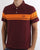 Sergio Tacchini Young Line Polo Shirt Bordeaux/Orange
