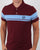 Sergio Tacchini Young Line Polo Shirt Claret/sky Blue