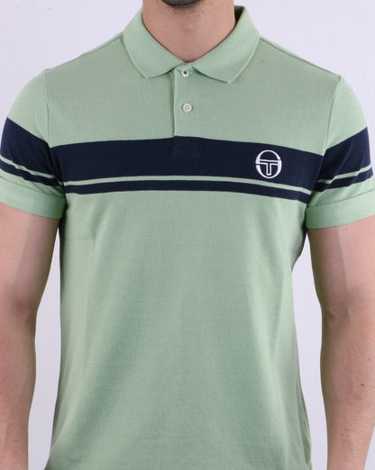 Sergio Tacchini Young Line Polo Shirt Quiet Green/navy