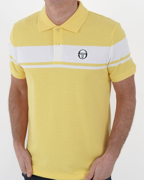 Sergio Tacchini Young Line Polo Shirt Yellow/White