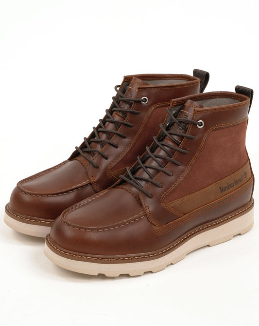Timberland Timberland Britton Mills Mid Lace Waterproof Boot Rust Full Grain