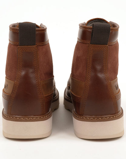 Timberland Britton Mills Mid Lace Waterproof Boot Rust Full Grain