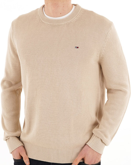 Tommy Hilfiger Tommy Jeans Essential Crew Jumper Sand