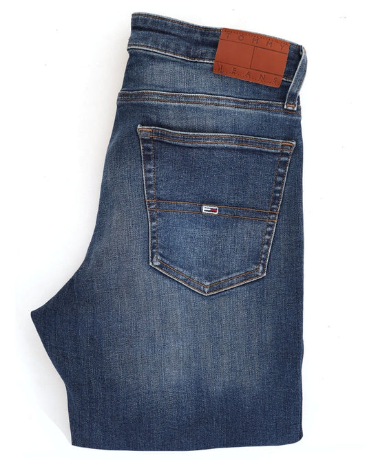 Tommy Jeans Tommy Jeans Ryan Slim Straight Jeans Faded Denim Dark